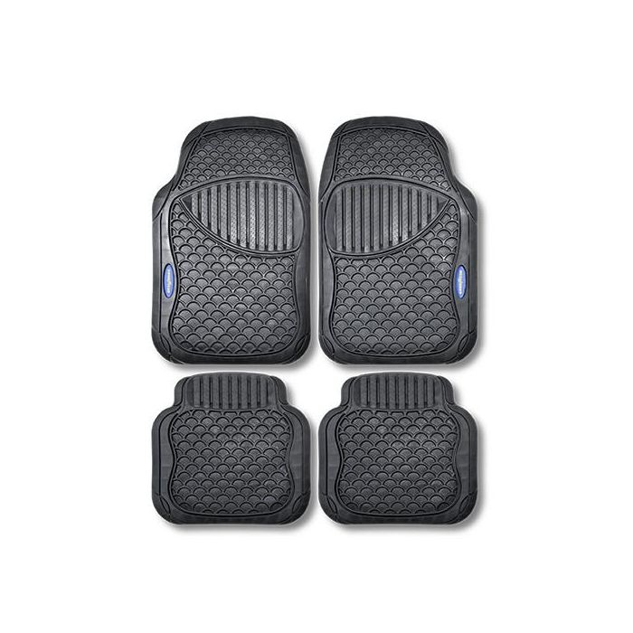 Alfombra Goma Negra 4 Piezas Goodyear Cs4 GOD9020 Alfombra Goma Negra 4 Piezas Goodyear Cs4 GOD9020