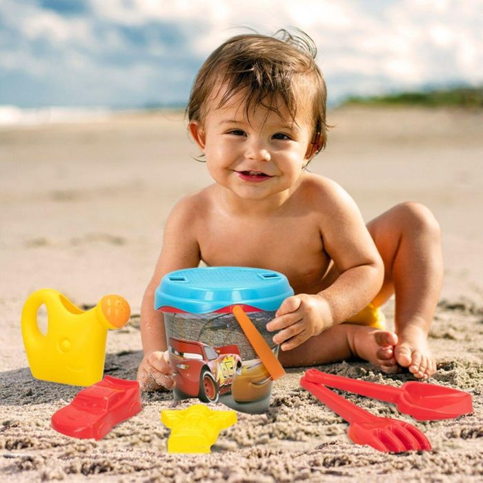 Set de Juguetes de Playa Cars Polipropileno (12 Unidades) 5 Set de Juguetes de Playa Cars Polipropileno (12 Unidades) 5