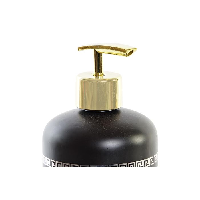 DKD Home Decor Dosificador Neoclasico Blanco Gris Oscuro Cristal Abs 8 x 14 x 8 cm 400ml (12 Unidades) 2