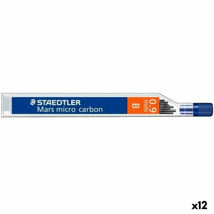 Recambio de mina Staedtler Mars Micro Carbon B 0,9 mm (12 Unidades) Recambio de mina Staedtler Mars Micro Carbon B 0,9 mm (12 Unidades)