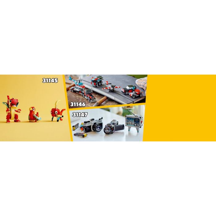 Lego Creator Juego de Construcción: Camión Plataforma con Helicóptero para Niños y Niñas, Edad Mínima 7 Años 6 Lego Creator Juego de Construcción: Camión Plataforma con Helicóptero para Niños y Niñas, Edad Mínima 7 Años 6