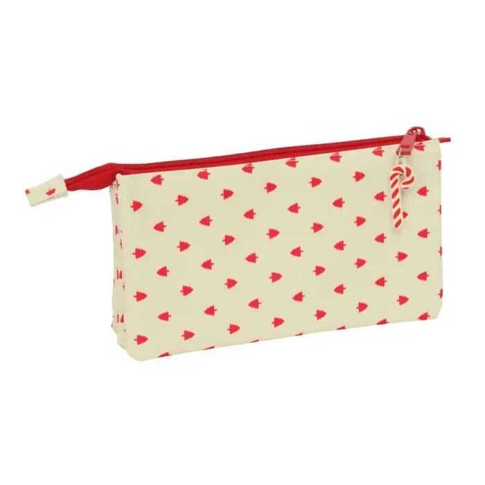 Safta Portatodo Triple Arbolitos Merry Xmas 22x12x3cm 1