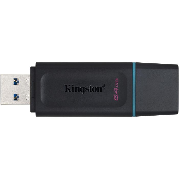 Kingston DataTraveler Exodia 2-Pack USB 3.2 Gen 1 (3.1 Gen 1) 64GB Negro/Turquesa 2 Kingston DataTraveler Exodia 2-Pack USB 3.2 Gen 1 (3.1 Gen 1) 64GB Negro/Turquesa 2