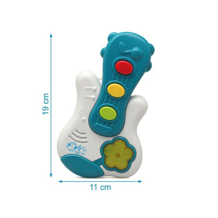 KioKids Guitarra Musical Bebés con Luces y Melodías - Juguete de Plástico Multicolor para +6 Meses 2 KioKids Guitarra Musical Bebés con Luces y Melodías - Juguete de Plástico Multicolor para +6 Meses 2