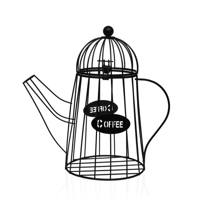 Organizador de Cápsulas de Café Versa Metal 25,5 X 26 X 13 CM Tetera Organizador de Cápsulas de Café Versa Metal 25,5 X 26 X 13 CM Tetera