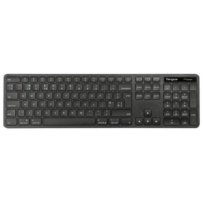 Targus Full-Size, Wireless EcoSmart Keyboard, (Nordic), 2x AAA, black Targus Full-Size, Wireless EcoSmart Keyboard, (Nordic), 2x AAA, black