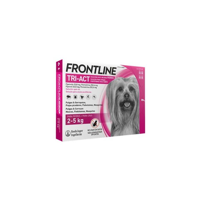 Frontline Tri-Act XS 6 Pipetas 2-5 kg