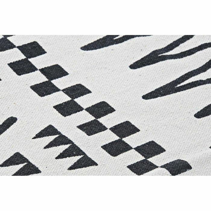 Alfombra DKD Home Decor Negro Blanco Ikat (120 x 180 x 0,7 cm) 2 Alfombra DKD Home Decor Negro Blanco Ikat (120 x 180 x 0,7 cm) 2