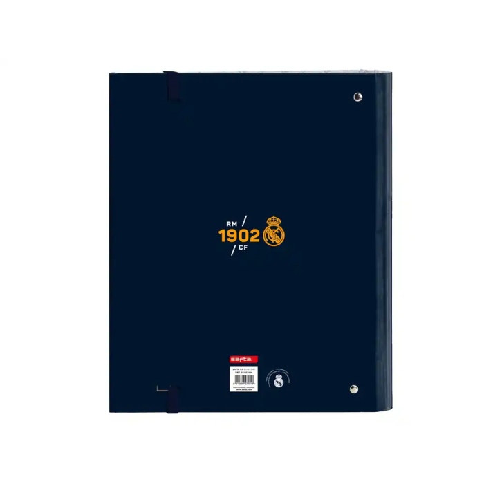 Carpeta de anillas Real Madrid C.F. 2nd Kit 24/25 Azul marino 27 x 32 x 3.5 cm 1