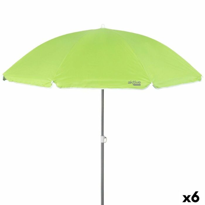 Sombrilla Aktive 220 x 212 x 220 cm 220 x 218 x 220 cm (6 Unidades) 2 Sombrilla Aktive 220 x 212 x 220 cm 220 x 218 x 220 cm (6 Unidades) 2