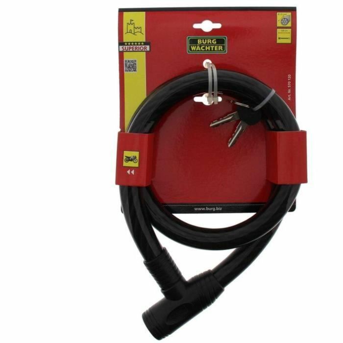 Candado de llave Burg-Wachter 570 120 Acero Redondo 1 Candado de llave Burg-Wachter 570 120 Acero Redondo 1