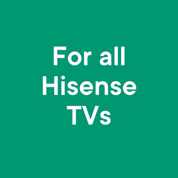 One For All URC1916 Mando a distancia universal para televisores Hisense, 100% compatible, no necesita programación, Negro 4 One For All URC1916 Mando a distancia universal para televisores Hisense, 100% compatible, no necesita programación, Negro 4