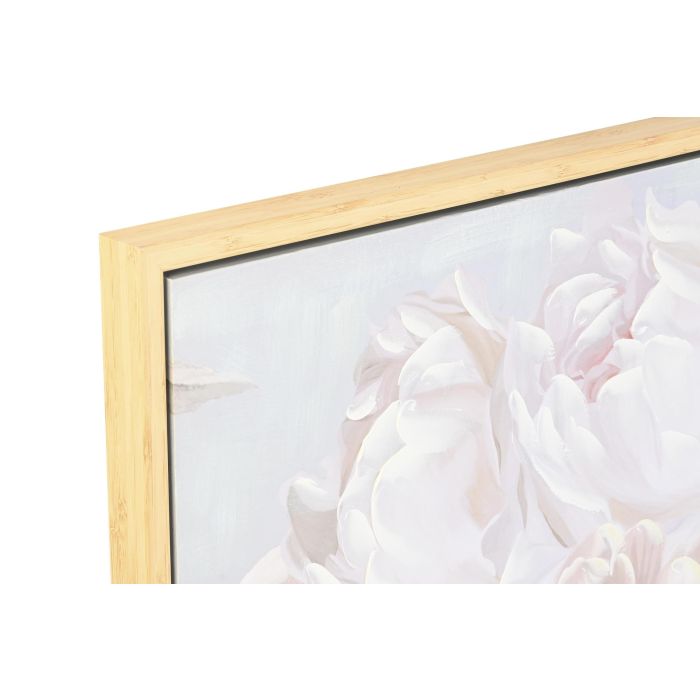 DKD Home Decor Cuadro de Lienzo Shabby Chic con Flores Blanco y Azul 80x80 cm Hecho a Mano (Pack de 2) 1 DKD Home Decor Cuadro de Lienzo Shabby Chic con Flores Blanco y Azul 80x80 cm Hecho a Mano (Pack de 2) 1