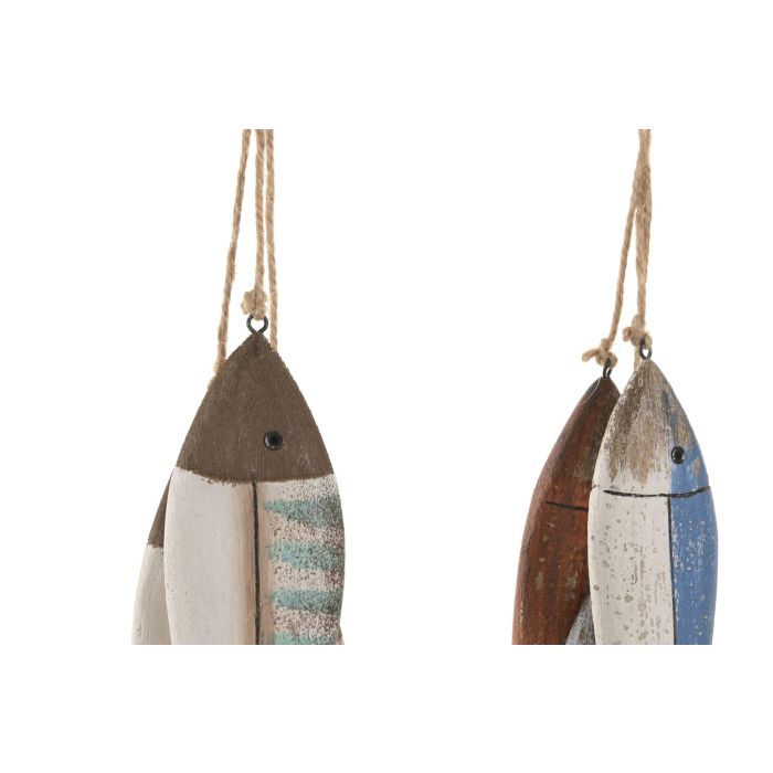 DKD Home Decor Decoracion Colgante Multicolor 2 x 39.5 x 10 cm (6 Unidades) DKD Home Decor Decoracion Colgante Multicolor 2 x 39.5 x 10 cm (6 Unidades)