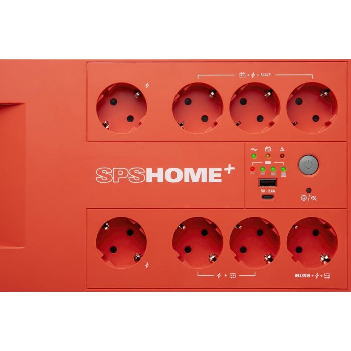 Salicru SPS 1000 HOME+ SAI / UPS Línea Interactiva 0.65 kVA 360 W con AVR, 8 Salidas AC, USB-A/C, Hogar/Oficina 2 Salicru SPS 1000 HOME+ SAI / UPS Línea Interactiva 0.65 kVA 360 W con AVR, 8 Salidas AC, USB-A/C, Hogar/Oficina 2