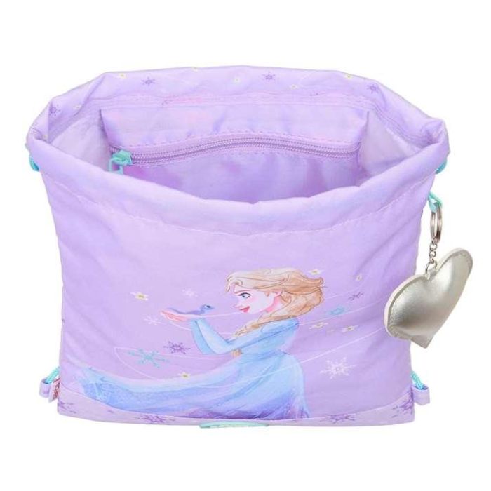 Bolsa Mochila con Cuerdas Frozen Spirit Lila 26 x 34 x 1 cm 2 Bolsa Mochila con Cuerdas Frozen Spirit Lila 26 x 34 x 1 cm 2