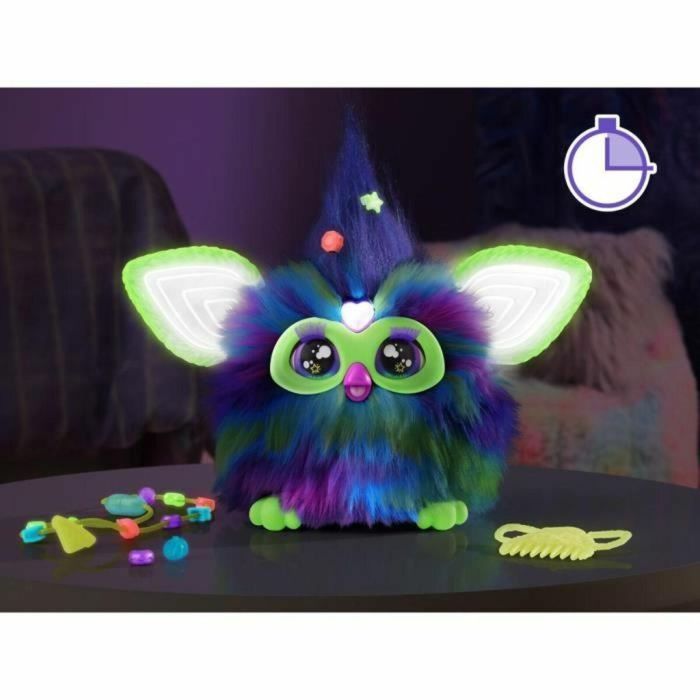 Furby Galaxy, peluche activado por voz que brilla en la oscuridad, juguetes interactivos, 6 años 3