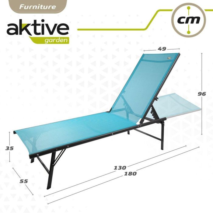 Hamaca Aktive Azul 180 x 35 x 49 cm (2 Unidades) 3 Hamaca Aktive Azul 180 x 35 x 49 cm (2 Unidades) 3