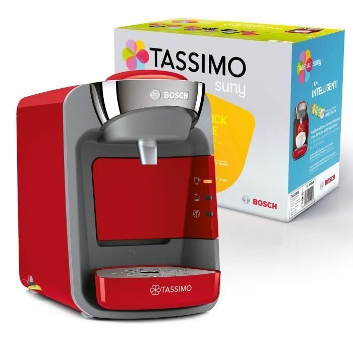 Cafetera BOSCH Tassimo Suny TAS32 Multi-Drink - Rojo amapola 3 Cafetera BOSCH Tassimo Suny TAS32 Multi-Drink - Rojo amapola 3