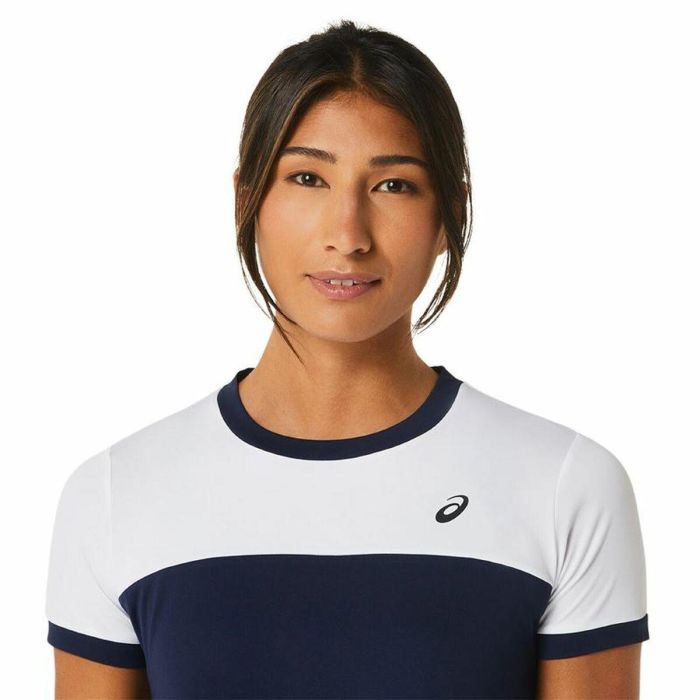 Camiseta Deportiva de Manga Corta Asics Court Azul marino Tenis 2