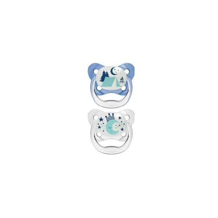DR. BROWN'S Chupete Advantage Nocturno Silicona Anatómico T/2 6-18 Meses Duplo
