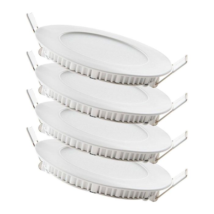 Pack 4 Placas LED 6W 600Lm 6000ºK 40.000H [JL-GP-LZ-1-PK4-AP] 2