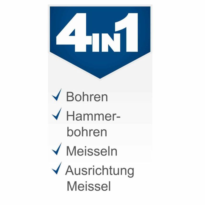 Scheppach Taladro sin escobillas SDS Plus BC-RHD230-X 20V 2,2 julios 1400 rpm sin batería 1