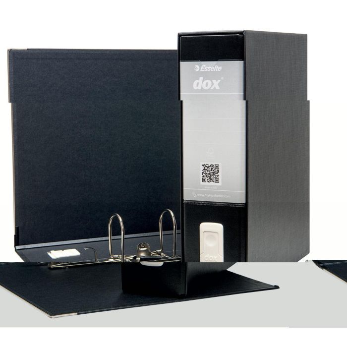 Archivador rellenable Rexel Dox 1 Negro A4 1 Archivador rellenable Rexel Dox 1 Negro A4 1
