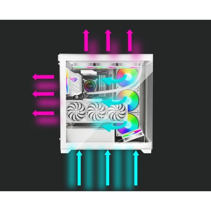 Xilence X818.W.ARGB Midi XG272 Gleam White 6 Xilence X818.W.ARGB Midi XG272 Gleam White 6
