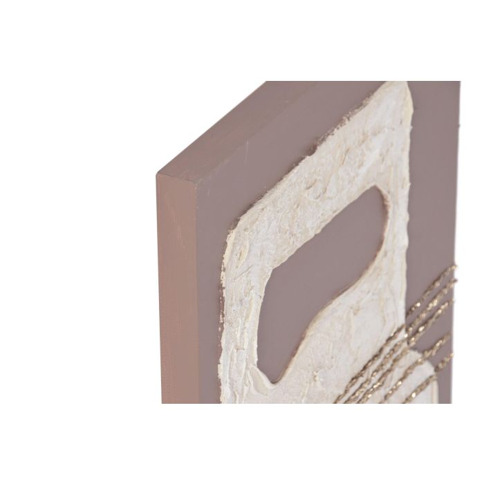 DKD Home Decor Cuadro Scandi Beige Blanco 60 x 30 cm (4 Unidades) DKD Home Decor Cuadro Scandi Beige Blanco 60 x 30 cm (4 Unidades)