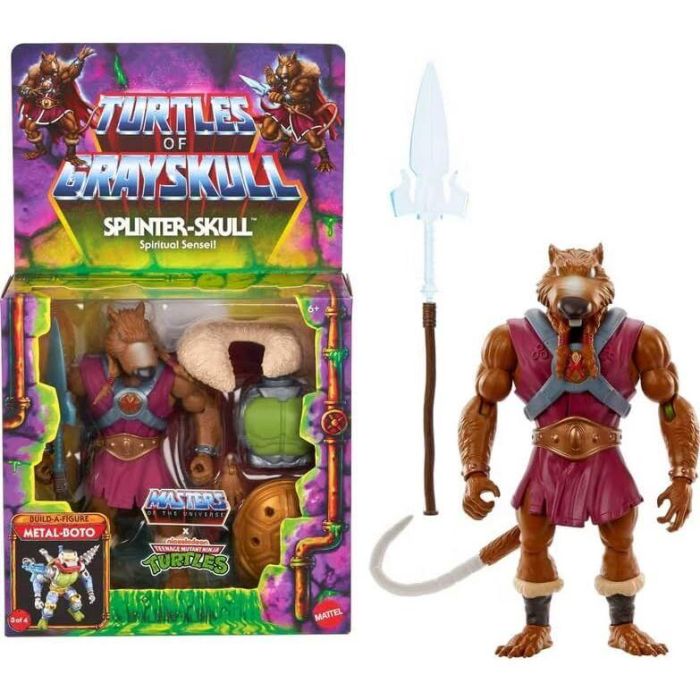 Figura Splinter-Skull Turtles of Grayskull Masters of the Universe 14cm 4 Figura Splinter-Skull Turtles of Grayskull Masters of the Universe 14cm 4