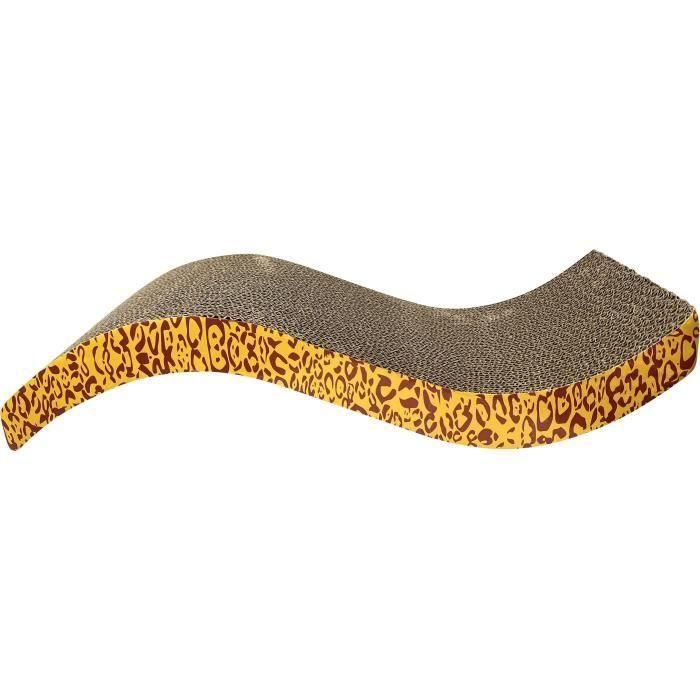 Catit Poste Rascador para Gatos de Cartón Ondulado con Hierba Gatera y Diseño Leopardo 53x22x11 cm Catit Poste Rascador para Gatos de Cartón Ondulado con Hierba Gatera y Diseño Leopardo 53x22x11 cm