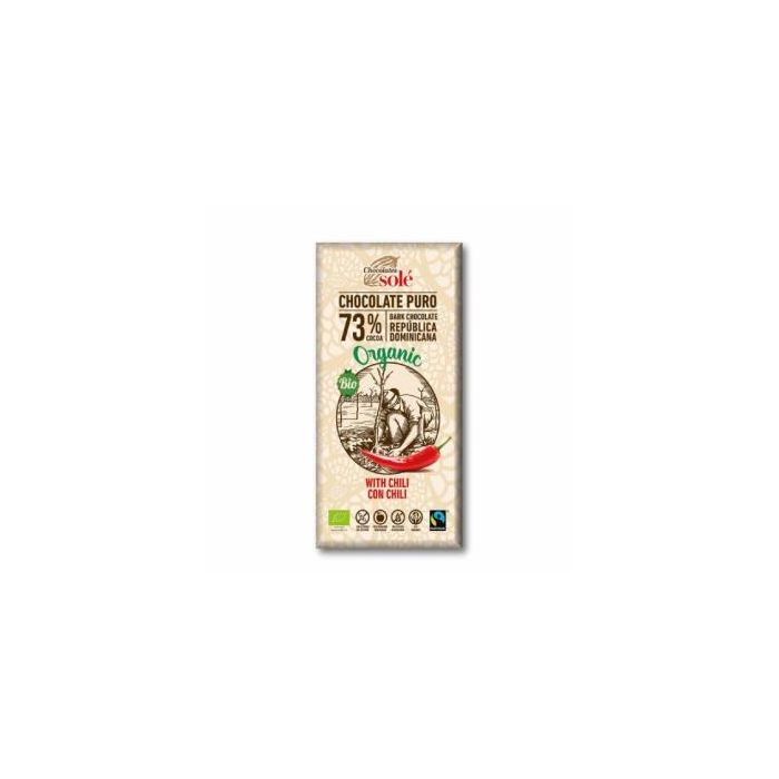 Chocolate Negro 73% Con Chili 100Gr. Eco Sg
