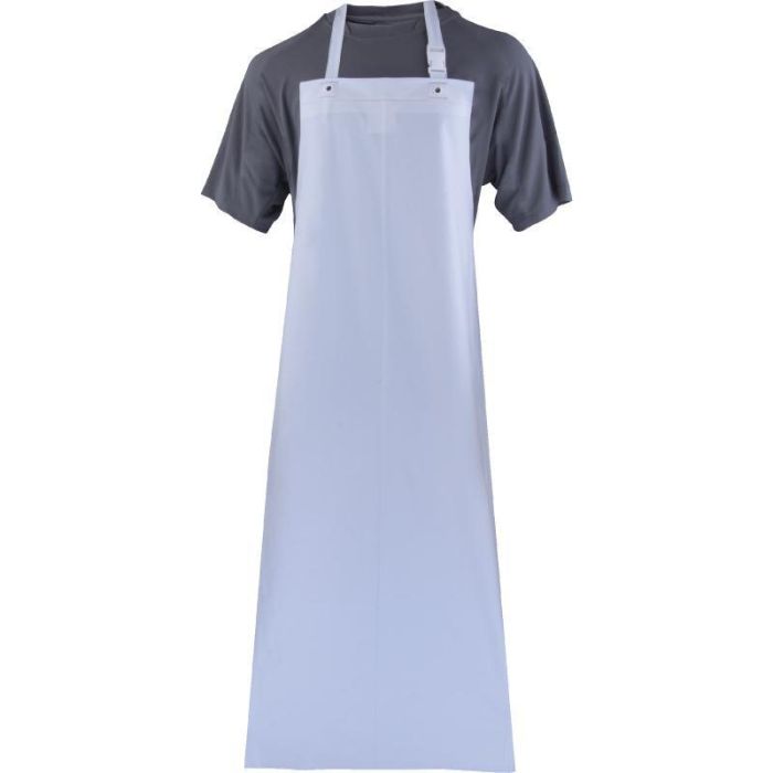 JOVIT Delantal PVC Blanco 120x90 cm