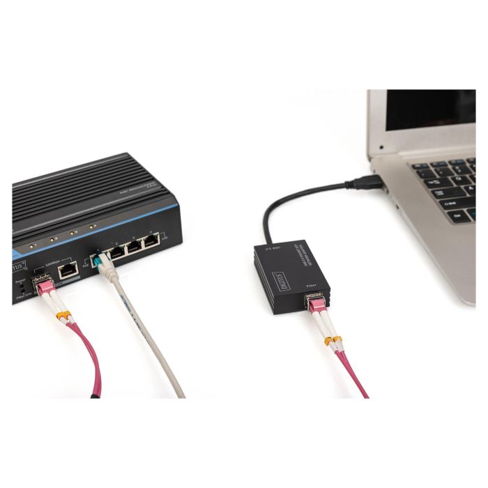 Digitus Adaptador de Red Gigabit USB 3.0 SFP Negro 3