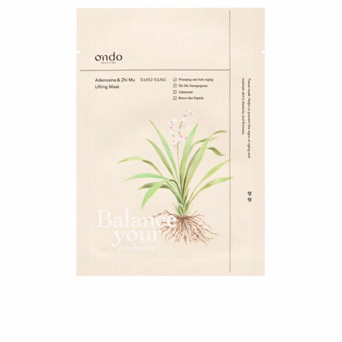 Ondo Beauty 36.5 Mascarilla lifting ADENOSINE & ZHI MU 25 ml - Anti-envejecimiento, firmeza y arrugas