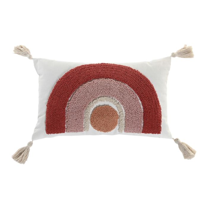 Cojin Urban DKD Home Decor Blanco Rosa 30 x 50 cm (2 Unidades) 0 Cojin Urban DKD Home Decor Blanco Rosa 30 x 50 cm (2 Unidades) 0