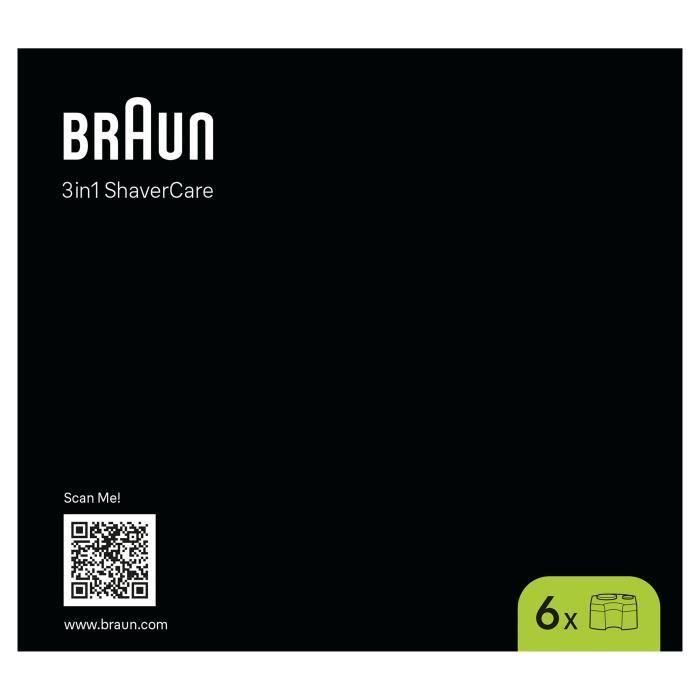 Braun AAAIK59492 Cartucho de Limpieza Recambios CCR6 Clean & Renew para Estación SmartCare - Paquete de 6 4