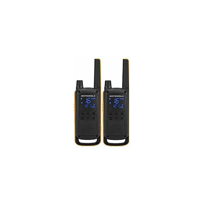 Motorola TALKABOUT T82 Extreme Twin Pack Walkie Talkie con 2 Unidades, Alcance 10km, IPX4, PMR446 Motorola TALKABOUT T82 Extreme Twin Pack Walkie Talkie con 2 Unidades, Alcance 10km, IPX4, PMR446