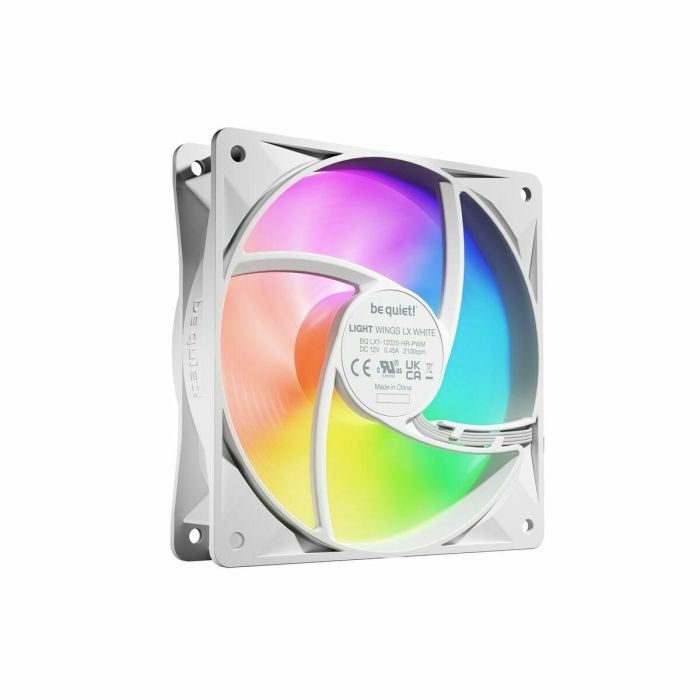 be quiet! LIGHT WINGS LX PWM High Speed 120mm Pack Triple Ventilador para PC, Iluminación LED Multi, Blanco 14