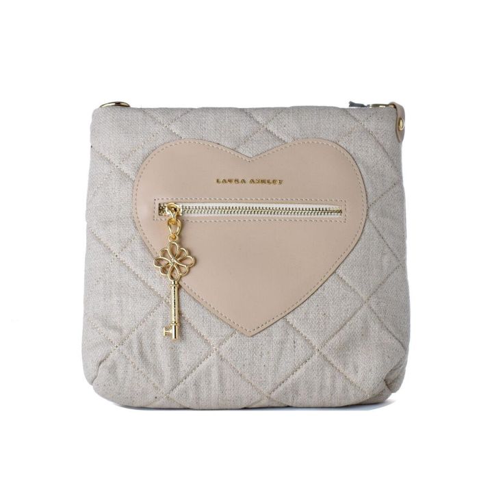 Bolso Mujer Laura Ashley DIXIE-CREAM Gris 24 x 24 x 9 cm