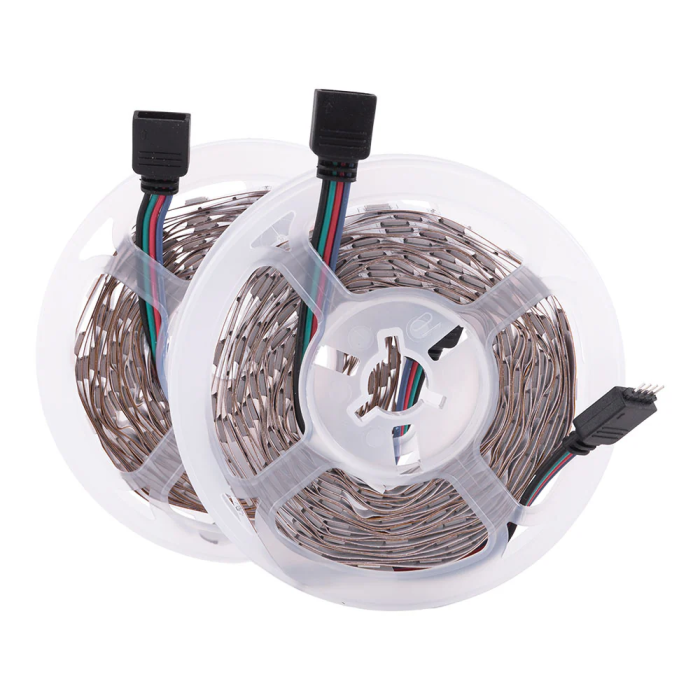 RGB LED Tira 72W 3.000Lm 300 LEDs 10 metros RGB Control Bluetooth IP20 Blister Transformador Controlador CA-KITRGB-10M 7 RGB LED Tira 72W 3.000Lm 300 LEDs 10 metros RGB Control Bluetooth IP20 Blister Transformador Controlador CA-KITRGB-10M 7