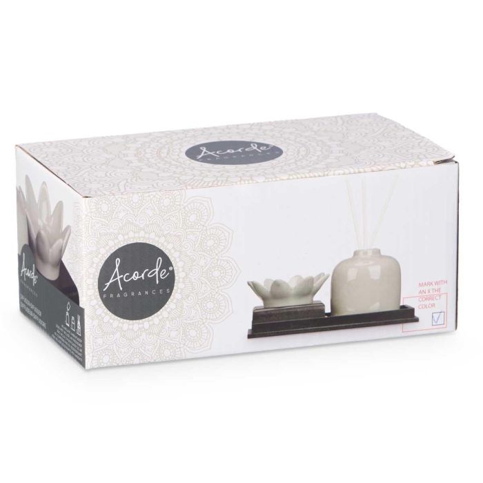 Difusor Ambientador Portavelas Flor Surtidos Acorde 19X8CM (12 Unidades) 2 Difusor Ambientador Portavelas Flor Surtidos Acorde 19X8CM (12 Unidades) 2