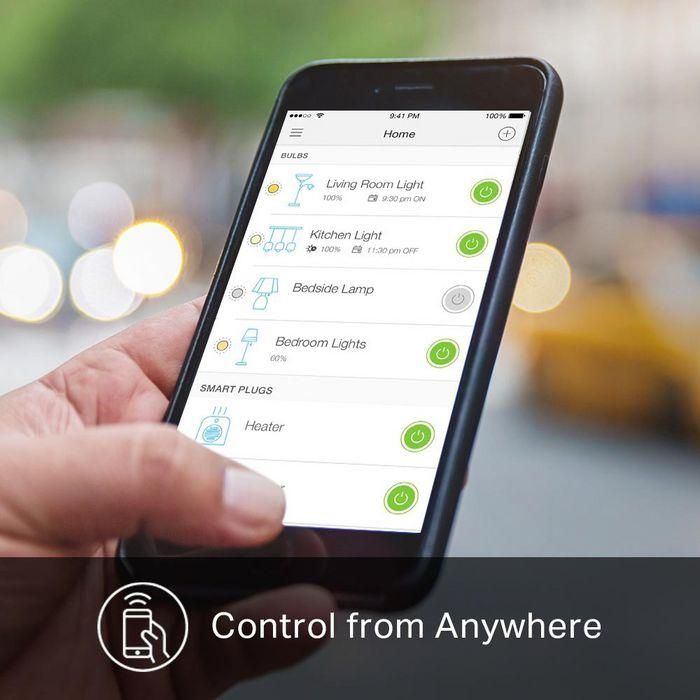 TP-Link Bombilla Inteligente Regulable E27, 10W, 800lm, 2700K, Wi-Fi 2.4GHz 3