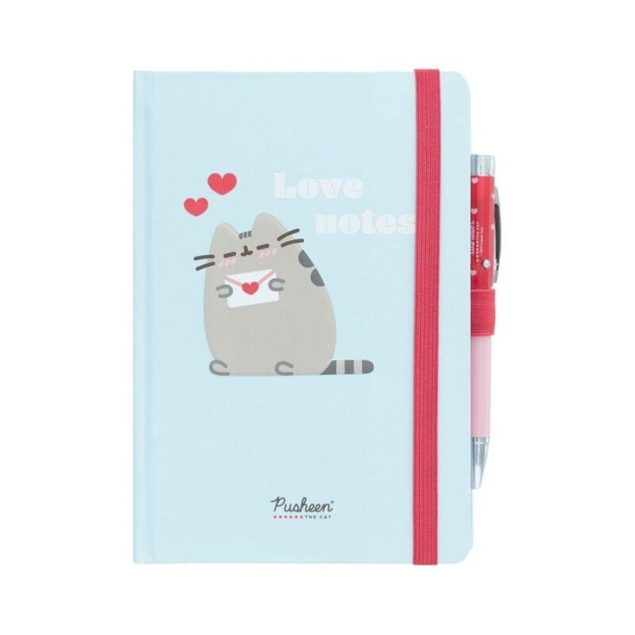 Cuaderno A5 premium + boligrafo proyector Purrfect Love Pusheen 0 Cuaderno A5 premium + boligrafo proyector Purrfect Love Pusheen 0