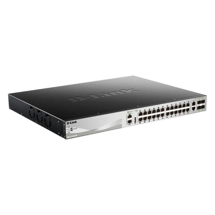 D-Link DGS-3130 Switch Gestionado L3 24 Puertos Gigabit Ethernet 4 Puertos SFP+ PoE 370W 1