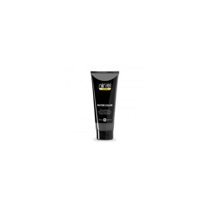 Nirvel Nutre Color Gris 200 ml – Mascarilla capilar con pigmentos que aporta nutrición, brillo y color temporal