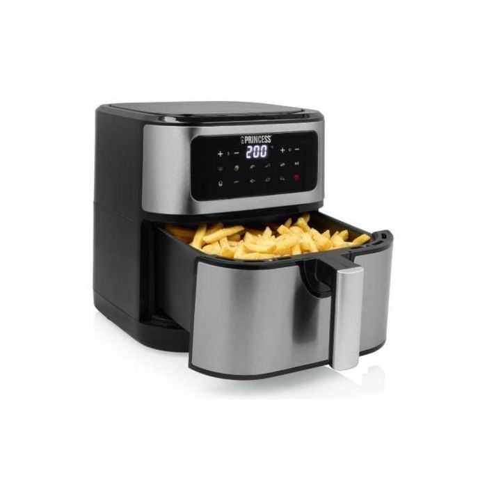 Princess 183043 Freidora de Aire Digital Airfryer sin Aceite 7L 1800W con Panel Control Digital y 10 Programas