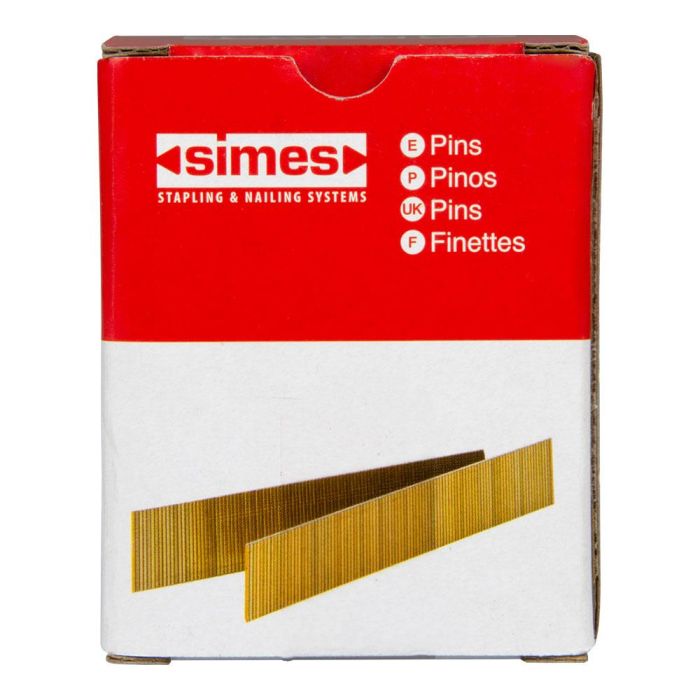 Simes Caja 4730225 9000 Clavos Micro Brad 0,6/25mm Galvanizado Acero para Clavadora 3