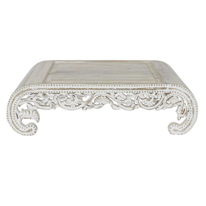 DKD Home Decor Mesita Auxiliar Indio Blanco 63.5 x 25.4 x 89 cm 3